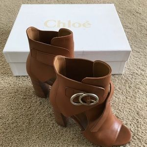 Chloe leather boots